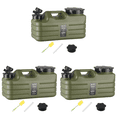 thumbnail image 1 of [936756 Especificaciones Con Video] Balde Almacenamiento para Exteriores 5 Litros Con Grifo Balde Potable Balde Almacenamiento para Automóvil Tanque para Acampar [Army Green 5L], 1 of 9