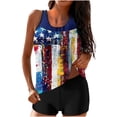 thumbnail image 2 of Sakmal Women Bathing Suits Red Tankini Swimsuits 2 Piece Tummy Control Swimsuits for Women, 2 of 6