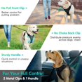 thumbnail image 3 of Dog Harness Harness for Small and Medium Dogs Anti Pull Chest Harness No Pull Safety Harness Auto Dog Harness Labrador Puppy Harness Jogging Escape Proof Soft Padded (Black,S), 3 of 6
