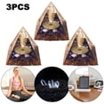 thumbnail image 1 of Orgonita Chakra Cristal Blanco Natural Orgón Pirámide Reiki Piedra, 1 of 7
