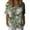 Coffee, variant on T-Shirts Womens with Sayings Under 20$, Women's Short Sleeve V Neck Short Sleeve Plant Flower Print European And American Large Size T Shirt