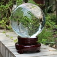 thumbnail image 3 of Raindrops 1Pcs Crystal Glass Globe Elegant Spherical Can for Office Decoration, 3 of 8