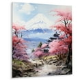 thumbnail image 2 of Designart "Majestic Mont Asian Painting III" Asian Art Metal Wall Decor, 2 of 5
