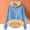 Sky Blue, variant on XINXIAOO Womens Hoodies Long Sleeve Hoodie Womens Pullover Oversized Hoodies for Women Light Green Clothes Fall Sweatshirts Women's Clothing