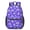 Unicorn and Rainbow Purple Pattern, variant on Unicorn and Rainbow Purple Pattern 17" Waterproof Oxford School Backpacks for Teens, S-Shape Padded Straps, for School, Travel, Hiking, Camping