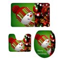 thumbnail image 4 of Juego de alfombrillas de baño Sunnimix A Perro de Navidad antideslizante, 4 of 6