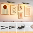 thumbnail image 3 of Laboreducer 4000mAh Rechargeable Dimmable Battery Opertaed Picture Light with Remote, 3 Color Modes Art Light for Paintings, 3 of 7