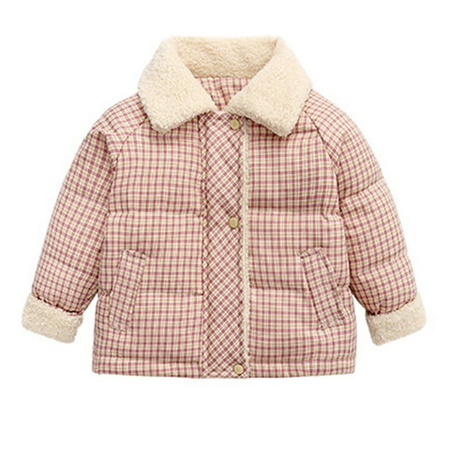 Fleece Jacket for Girls, Medium to Large Children's Top, Windproof Warmth, Reversible Fleece Jacket