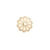 Globule Round Bead Cap Gold Finished Brass 2.8x8mm Sold per pkg of 40