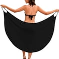 thumbnail image 5 of Dvprdro Womens V Neck Spaghetti Strap Midi Dress Solid Color Sleeveless Beach Swimwear Cover Up Party, 5 of 7