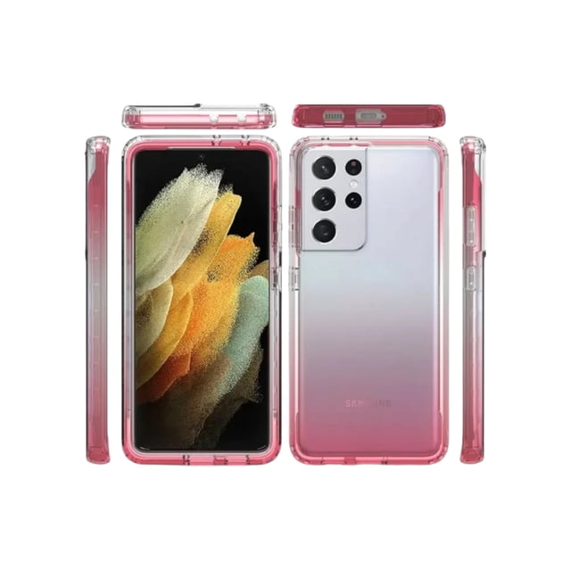 Funda 360 Degradada Uso Rudo Cely Vesmir Para Samsung S24 Ultra Rosa