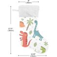 thumbnail image 2 of GZHJMY Christmas Stocking, Personalized Dinosaur Large Candy Stocking Hanging Gift, Xmas Stockings Decoration 1 PCS for Family Holiday Party Ornaments Decor Fireplace, 2 of 7
