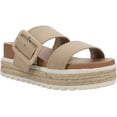 thumbnail image 5 of Mia Womens KENZY Faux Leather Slip On Slide Sandals, 5 of 5