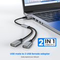 thumbnail image 2 of Cable divisor USB MOGOOD USB y Splitter Adapter 2.0, 2 of 6