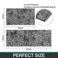 thumbnail image 7 of Black and Tan Leopard Print Kitchen Rugs Sets Of 2,Anti Fatigue Kitchen Mat Rugs Non Slip Washable,Decorative Kitchen Floor Mats for Kitchen,Sink,Laundry,17"x30"+17"x47", 7 of 7
