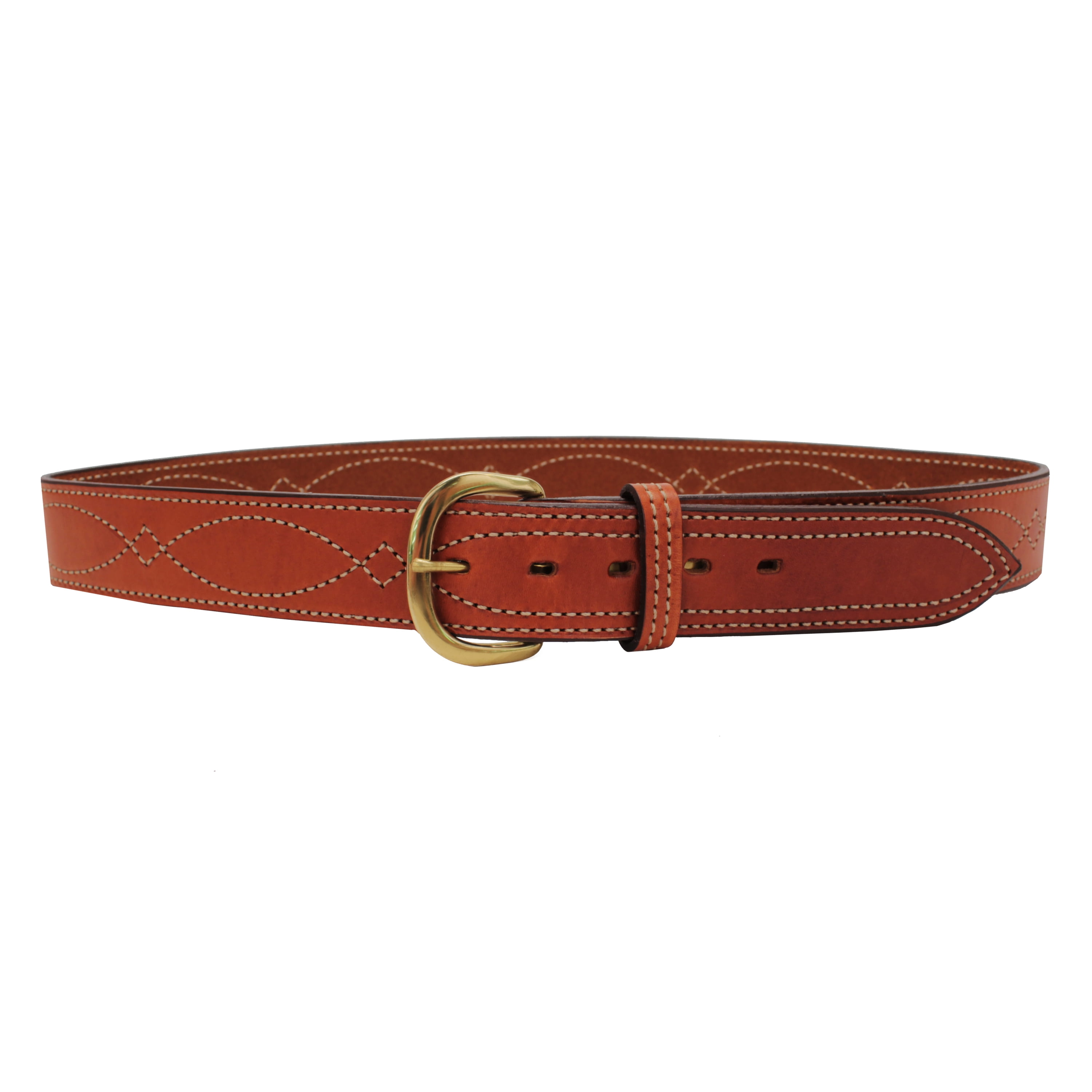 BIANCHI Model B9 Reversible Fancy Stitched Belt, 1.75 45mm