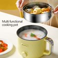 thumbnail image 3 of RYPFOEWBN Dormitory household multifunctional electric cooker, integrated non-stick liner, easy to clean, 110V US standard plug, easy to cook noodle soup and vegetables, 3 of 11