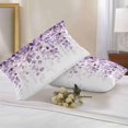 thumbnail image 2 of Lumbar Pillow Covers 20x12 Inch Set of 2, Purple Eucalyptus Waterproof Outdoor Pillow Covers, Spring Botanical Plant Aesthetic Decorative Cushion Pillowcases for Couch, Sofa, Bed, Garden, Patio, 2 of 9