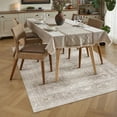 thumbnail image 3 of BERTHMEER 3'x5' Small Area Rugs for Living Room Bedroom Office Indoor Vintage Traditional Distressed Rugs Washable Non-slip,Beige Carpets, 3 of 11