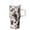 Texture-535, variant on 20oz Geometric Pattern Insulated Handle Tumbler, Stainless Steel Double Wall Travel Coffee Mug Leak Proof with Straw