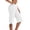 White, variant on Womens Long Shorts Quick Dry Stretch Yoga Capris Sweatshort High Waist Workout Gym Shorts with Pockets (XL, Blue)