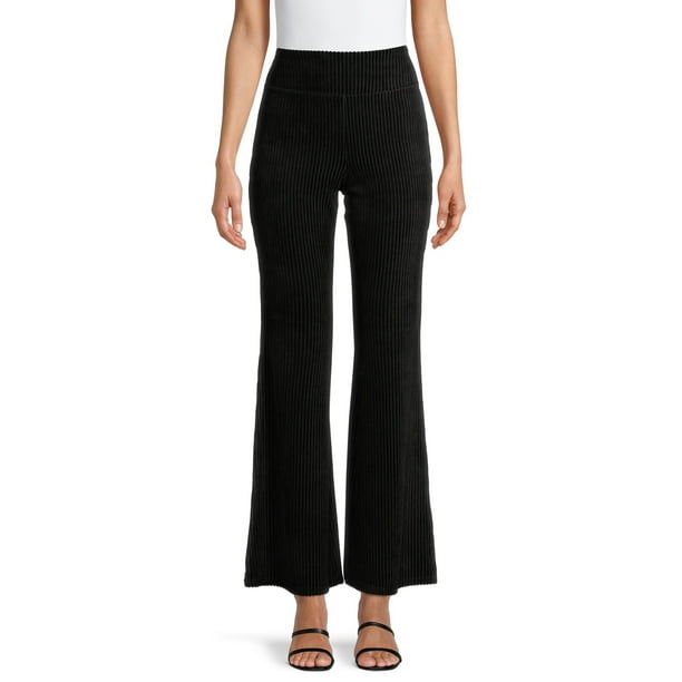 No Boundaries Juniors’ High Rise Pull-On Stretch Cord Flare Pants