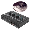 thumbnail image 4 of Amplificador de auriculares, Amplificador de auriculares con monitor de material de ferroaleación para chat para estudio casero, 4 of 7