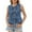 Light Blue, variant on Essentials Womens Camisole Tank Tops Fashion Denim Vest With Lace Up Detail Ruffled Hemline For Wear Stretch Slim Undershirt