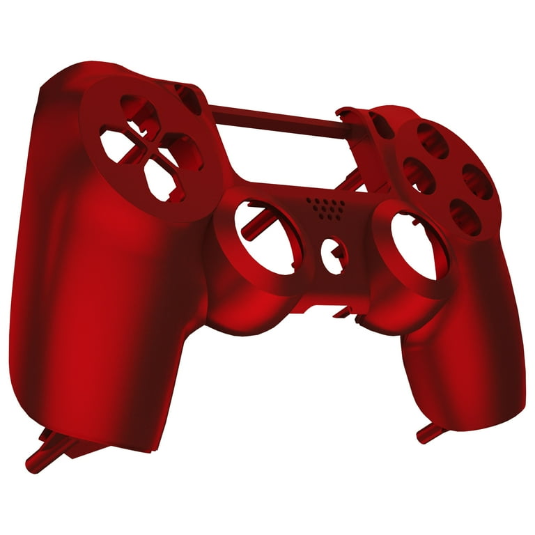 eXtremeRate Scarlet Red Soft Touch Grip Front Housing Shell