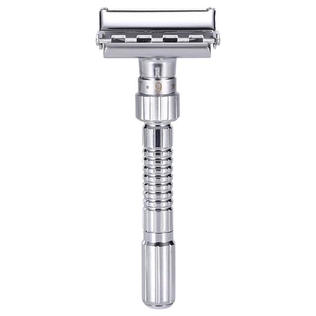 maskred Sécurité Manuelle Double Tranchant Plaqué avec 5 Réutilisables pour Voyage Hommes