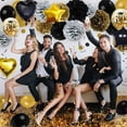 thumbnail image 2 of YANSION 30th Birthday Party Decorations Kit - Happy Birthday Banner, 30th Gold Number Balloons, Gold and Black, Number 30, Perfect 30 Years Old Party Supplies, 2 of 13