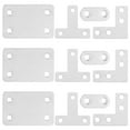 thumbnail image 6 of 22pcs Flat Straight Brackets for Wood Furniture Mending Joining Plates Straight Corner Braces for Wood Board Bed Frame, 6 of 8