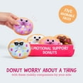 thumbnail image 6 of Emotional Support Pals Donuts, Plush Toys, Includes 5 Plushies with Carrying Basket, 6 of 9