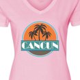 thumbnail image 4 of Inktastic Cancun Mexico Vacation Women's V-Neck T-Shirt, 4 of 5