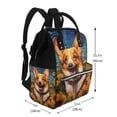 thumbnail image 2 of Kdxio Baby Diaper Backpack,Multi-Function Travel Backpack Nappy Bags,Nursing Bag, Fashion Mummy,Roomy Waterproof for Baby Care(Artistic Sunflower Corgi), 2 of 5