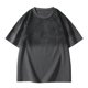 thumbnail image 2 of Blusas y camisas de manga corta y cuello redondo para hombre, blusas informales de verano con estampado, cuello redondo, manga corta, transpirables, blusas de poliéster para hombre., 2 of 4