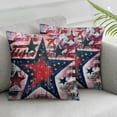 thumbnail image 3 of nygtbtfer Pillow Decor America Flag Holiday Pillow Case Decorations for Sofa Couch White, 3 of 7