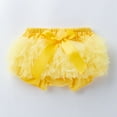 thumbnail image 3 of adviicd Little Girl Shorts Girls Athletic Shorts Preppy Clothes Tennis Dance Shorts Teen Girls (Yellow,0-3 Months), 3 of 3