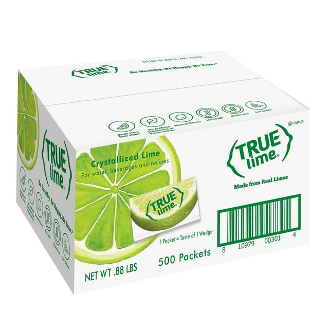 True Lime Crystallized Lime Packets, 500 ct.