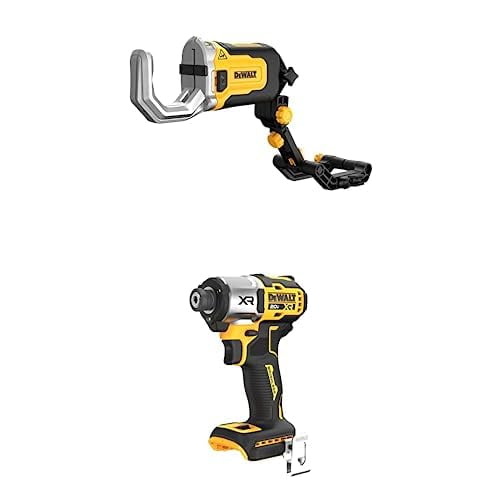 Cortador de PVC/PEX, soporte de refuerzo y taladro DEWALT MAX XR de 20 V