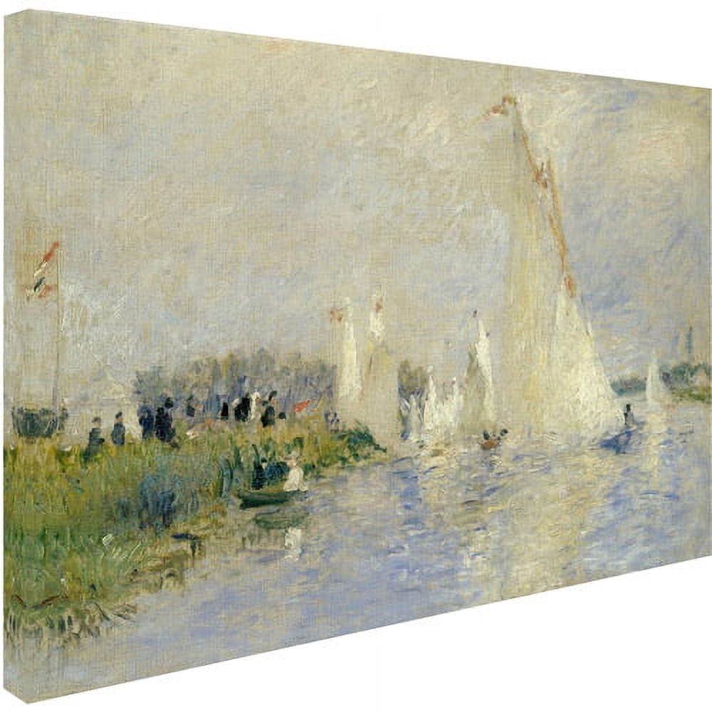 Trademark Fine Art "Regatta at Argenteuil" 1874 Canvas Art by Pierre-Auguste Renoir