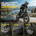 thumbnail image 3 of 750W Electric Bike for Teens&adults, UL2849 Certified Fat Tire E-Bike, 20+MPH 48V 15.6Ah Mountain Bike , Cool off-Road Electric Bike Gift for Teenage Riders, 3 of 9