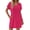 Rose, variant on MOSHU Summer Dresses for women V Neck Womens Dresses Short Sleeve Casual Midi Dress with Pockets