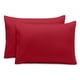 thumbnail image 1 of Juego de Fundas de Almohada Bare Home Colección Premium 1800 Cierre Tipo Sobre Ultra Suave Rojo Tamaño King 20 x 36 2 Unidades, 1 of 6