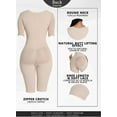 thumbnail image 4 of SHAPERIN Women Smooth Panty Bodysuit Full Body Coverage Shaper Fajas Compression Garment Knee Length Shapewear, 4 of 6