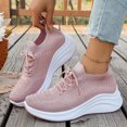 thumbnail image 2 of YOUYEDIAN Sneakers for Women Versatile Lace-up Comfy Breathable Fashion Soft Platform Sneakers Casual Sport Outdoor Walking Shoes, 2 of 5