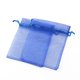 thumbnail image 4 of GOOHOCHY Bolsas de regalo de organza con cordón de 100 piezas Bolsas de favor de boda Bolsas de joyería (azul real), 4 of 5
