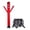 20ft, variant on VEVOR Inflatable Tube Man, 20 ft Tall, Wacky Waving Dancing Guy with 1 HP Blower, PP Shell IPX3 Waterproof Blower Fan, Air Dancer for Outdoor Advertising Business Store Party