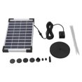 thumbnail image 1 of Solar Water Pump Kit 5W 75cm Height 180cm Lift Efficient Solar Fountain Pump with 6 Nozzles for Outdoor Garden DC 10V, 1 of 4