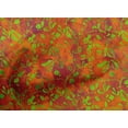 thumbnail image 4 of oneOone Cotton Poplin Orange Fabric Batik Craft Projects Decor Fabric Printed By The Yard 56 Inch Wide, 4 of 4